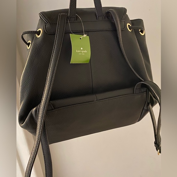 Kate Spade mulberry street small black pebbled backpack main image 5